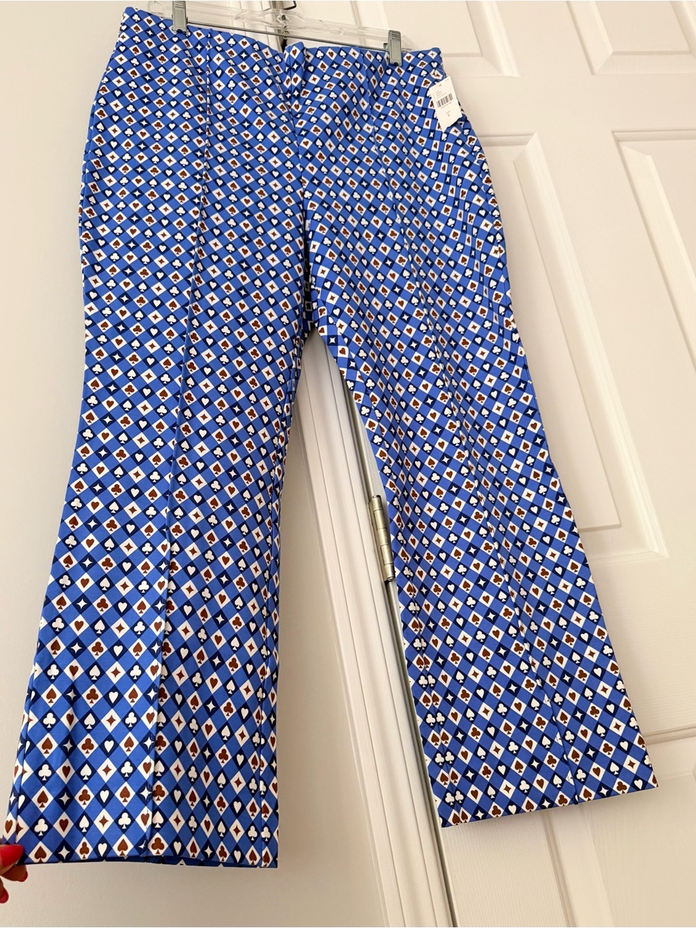Anthropologie Maeve The Poppy Kick Flare Pull-On Pants, Size L - Picture 10 of 14
